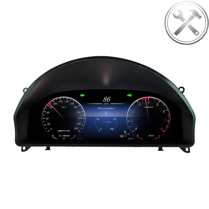 MEKEDE 12.3 INCH LINUX System Multiple Languages HD LCD Dashboard Digital Cluster With Wireless Carplay Auto Parts for GLK 200
MEKEDE 12.3 INCH LINUX System Multiple Languages HD LCD Dashboard Digital Cluster With Wireless Carplay Auto Parts for GLK 200