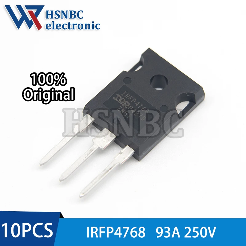 10 шт./лот IRFP4768 IRFP4768PBF TO-247 93A 250 В N-канальный силовой МОП-транзистор 100% новый оригинальный
10 шт./лот IRFP4768 IRFP4768PBF TO-247 93A 250 В N-канальный силовой МОП-транзистор 100% новый оригинальный