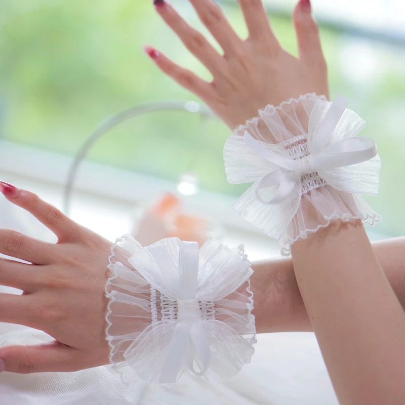 Nail Art Pictures Prop Sweet Wrist Decorative Cuffs Bowknot Lace Detachable Fake Sleeves Nail Tips Photo Hand Ornament
Nail Art Pictures Prop Sweet Wrist Decorative Cuffs Bowknot Lace Detachable Fake Sleeves Nail Tips Photo Hand Ornament