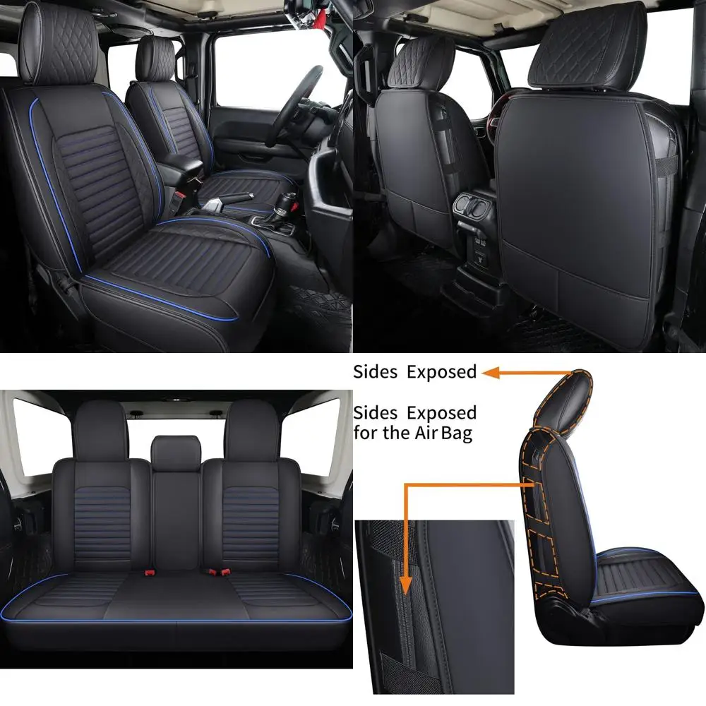 Seat Covers Compatible with Jeep Wrangler 2007-2025 4door JK JL Rubicon EcoDiesel Unlimited Altitude Luminator Concept Pickup Tr
Seat Covers Compatible with Jeep Wrangler 2007-2025 4door JK JL Rubicon EcoDiesel Unlimited Altitude Luminator Concept Pickup Tr