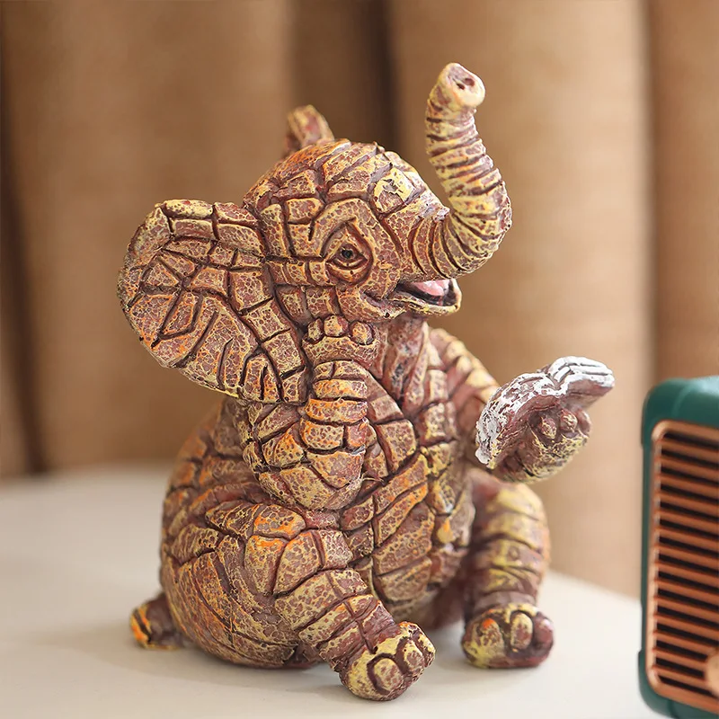 Petrochemical Elephant Sculpture Resin Ornament Home Garden Animal Decoration Crafts Small Pet Sculpture
Petrochemical Elephant Sculpture Resin Ornament Home Garden Animal Decoration Crafts Small Pet Sculpture