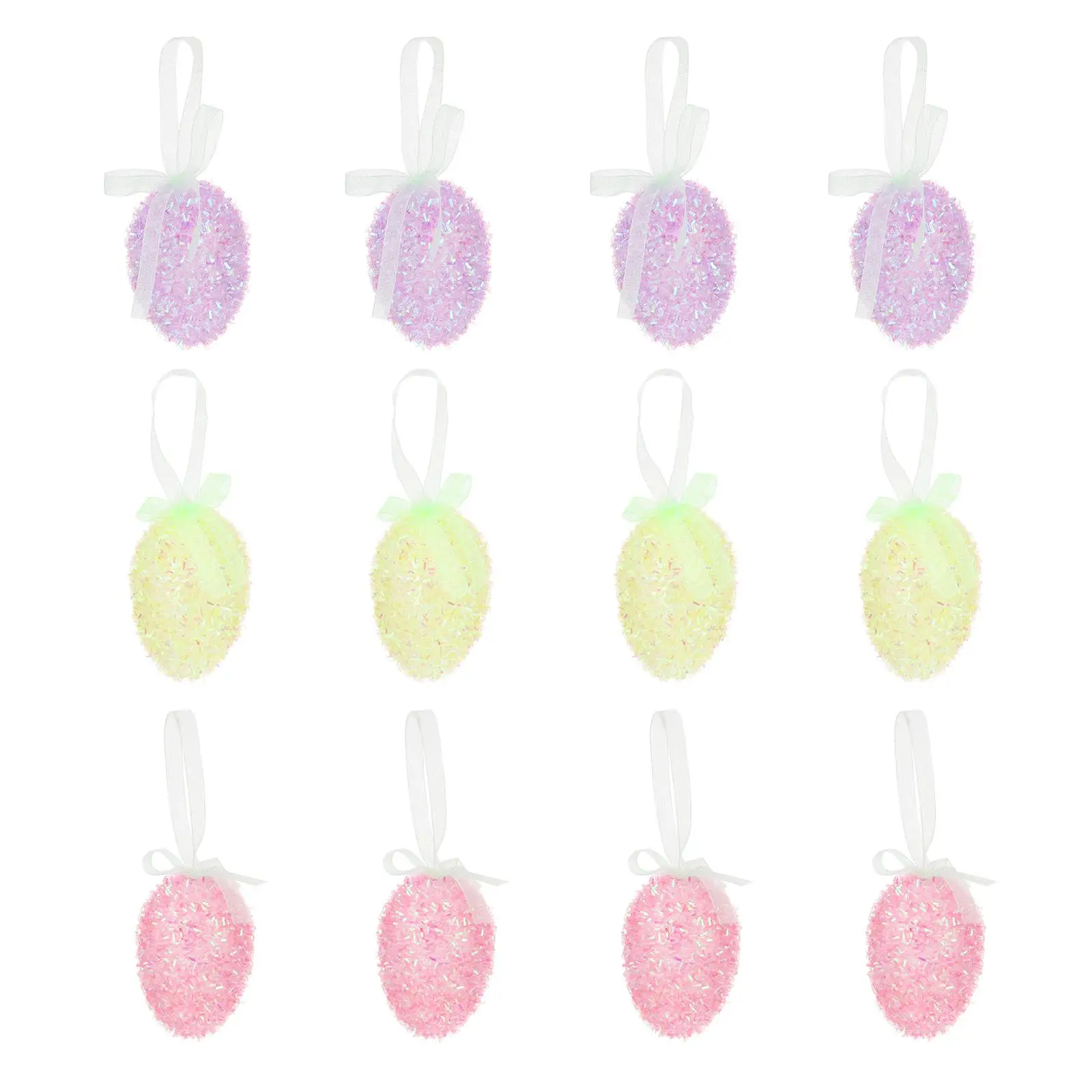 12 Pcs Easter Foam Glitter Eggs Hanging Decoration 3 8 x 5 9cm Festive Party Yard Premium Material Photo Props
12 Pcs Easter Foam Glitter Eggs Hanging Decoration 3 8 x 5 9cm Festive Party Yard Premium Material Photo Props