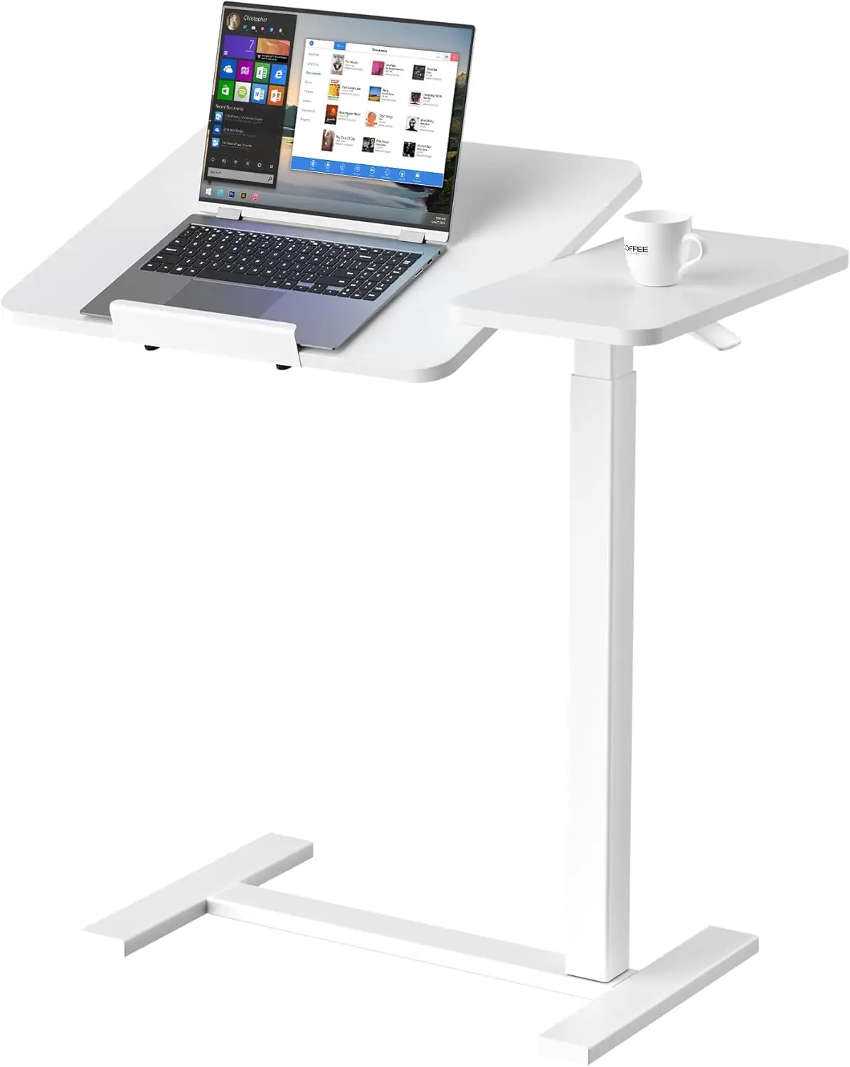 Sweet Crispy Adjustable Height Rolling Laptop Stand, Portable Tiltable Desktop for Home Office Classroom, White
Sweet Crispy Adjustable Height Rolling Laptop Stand, Portable Tiltable Desktop for Home Office Classroom, White