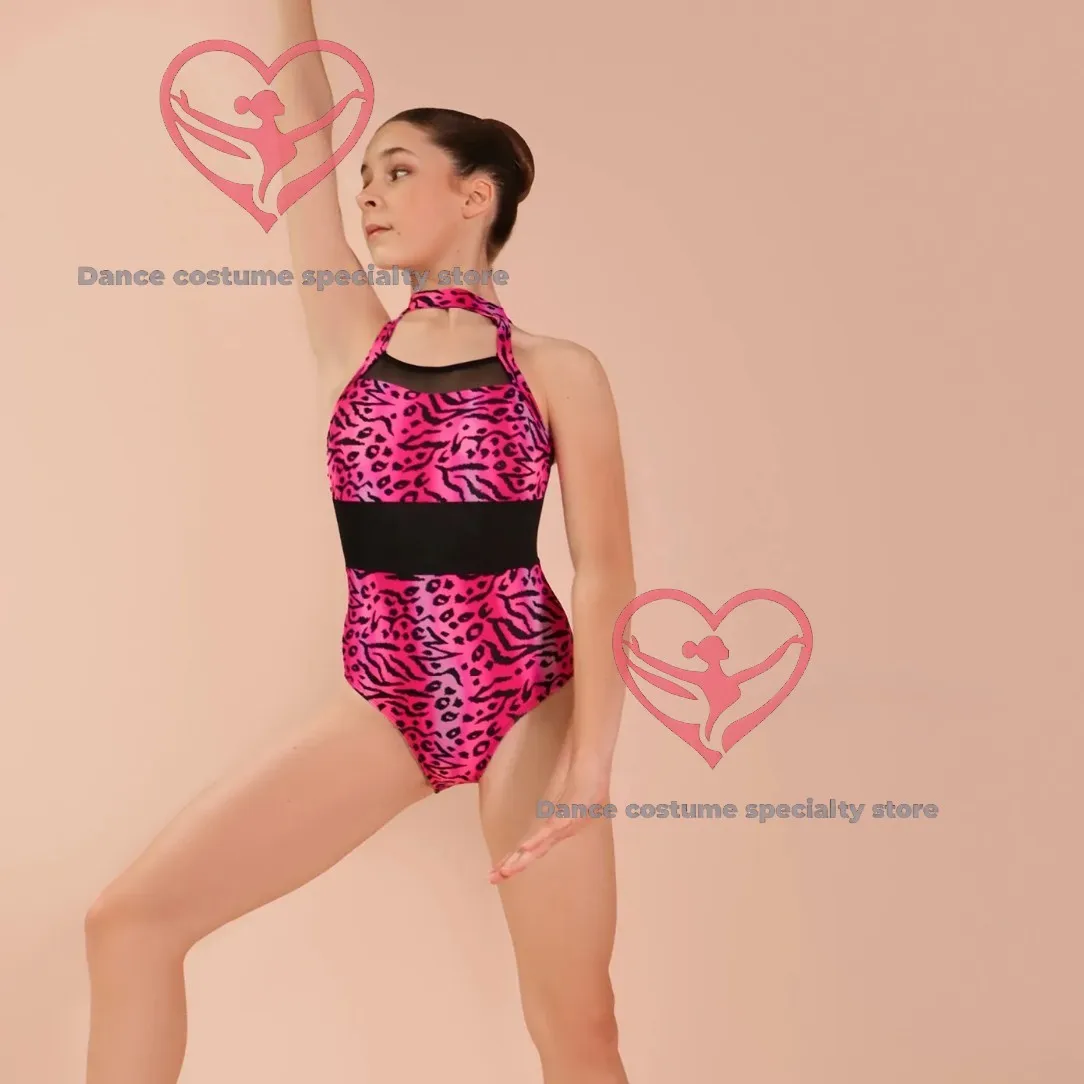 Children's Stage Dance Costume for Girls, Featuring Unique Printed Fabric Panels with Jazz/Lace Design Leotard for Performances
Children's Stage Dance Costume for Girls, Featuring Unique Printed Fabric Panels with Jazz/Lace Design Leotard for Performances