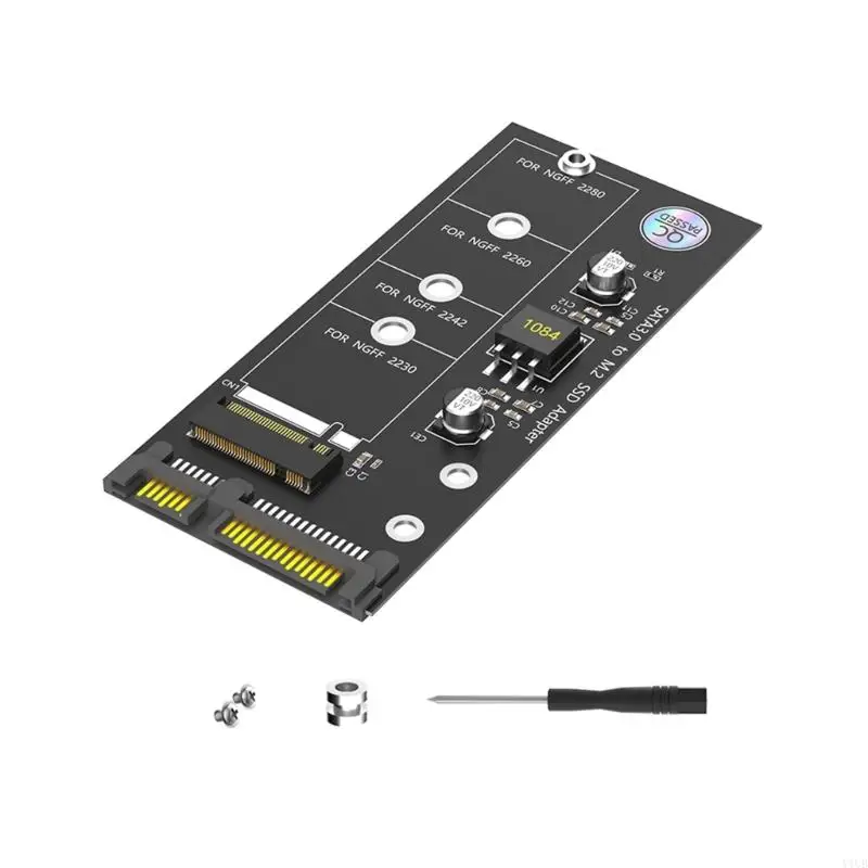 652F 2.5inch SATA3.0 M.2 to SATA3.0 Adapter Card B Key SSDs Converter M.2 Driver for M.2 2280 2260 2242 2230 SSDs
652F 2.5inch SATA3.0 M.2 to SATA3.0 Adapter Card B Key SSDs Converter M.2 Driver for M.2 2280 2260 2242 2230 SSDs