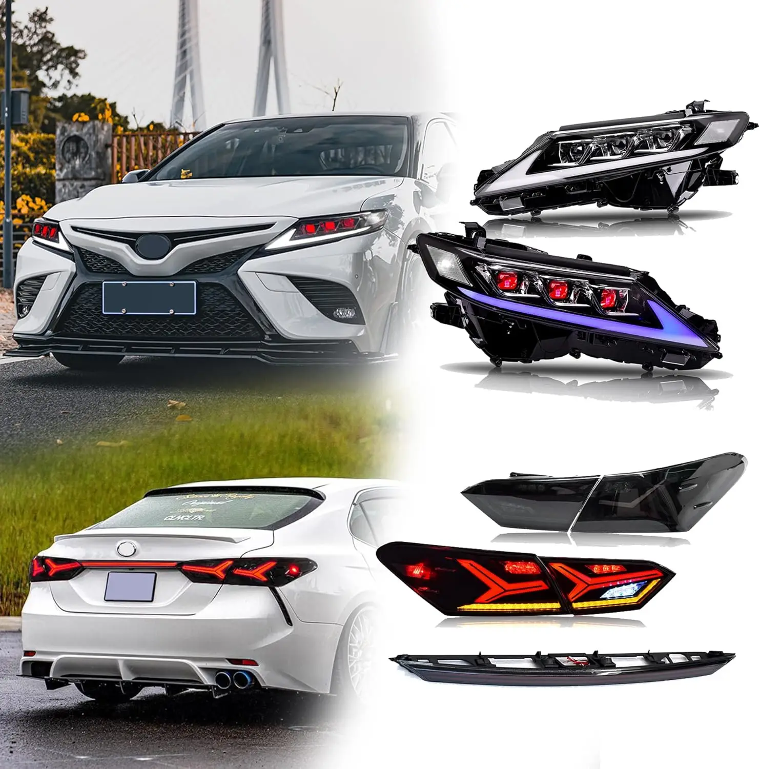 1Set Mod Headlights Assembly & Taillights for Toyota Camry 8th Gen 2018-2023 (SET V1) Turn Signal Front Head Lamps
1Set Mod Headlights Assembly & Taillights for Toyota Camry 8th Gen 2018-2023 (SET V1) Turn Signal Front Head Lamps