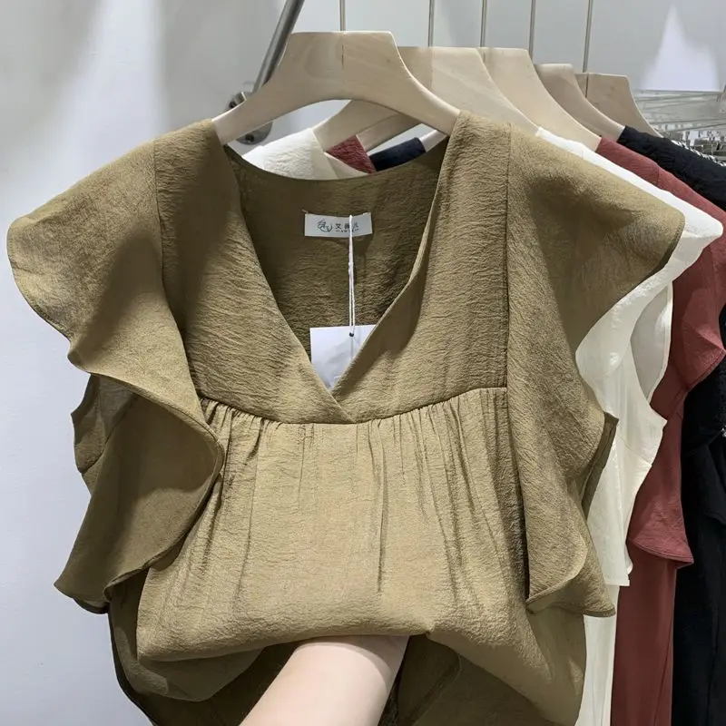 New Chiffon Shirt Plaid Women's Summer Clothes Short Sleeve Age Reduction Sweet Tie Clothes Women's Summer Irregular Shirt Z847
New Chiffon Shirt Plaid Women's Summer Clothes Short Sleeve Age Reduction Sweet Tie Clothes Women's Summer Irregular Shirt Z847