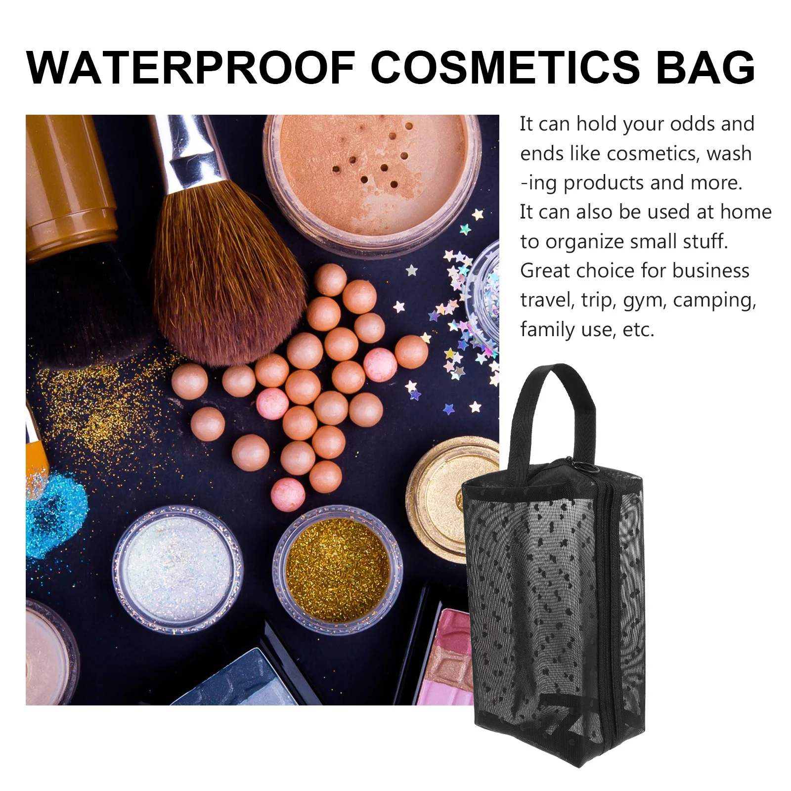 1Pcs Makeup Bag Portable Travel Cosmetics Storage Organizer Lightweight Toiletry Pouch for Women Outdoor Toiletries Organizer
1Pcs Makeup Bag Portable Travel Cosmetics Storage Organizer Lightweight Toiletry Pouch for Women Outdoor Toiletries Organizer
