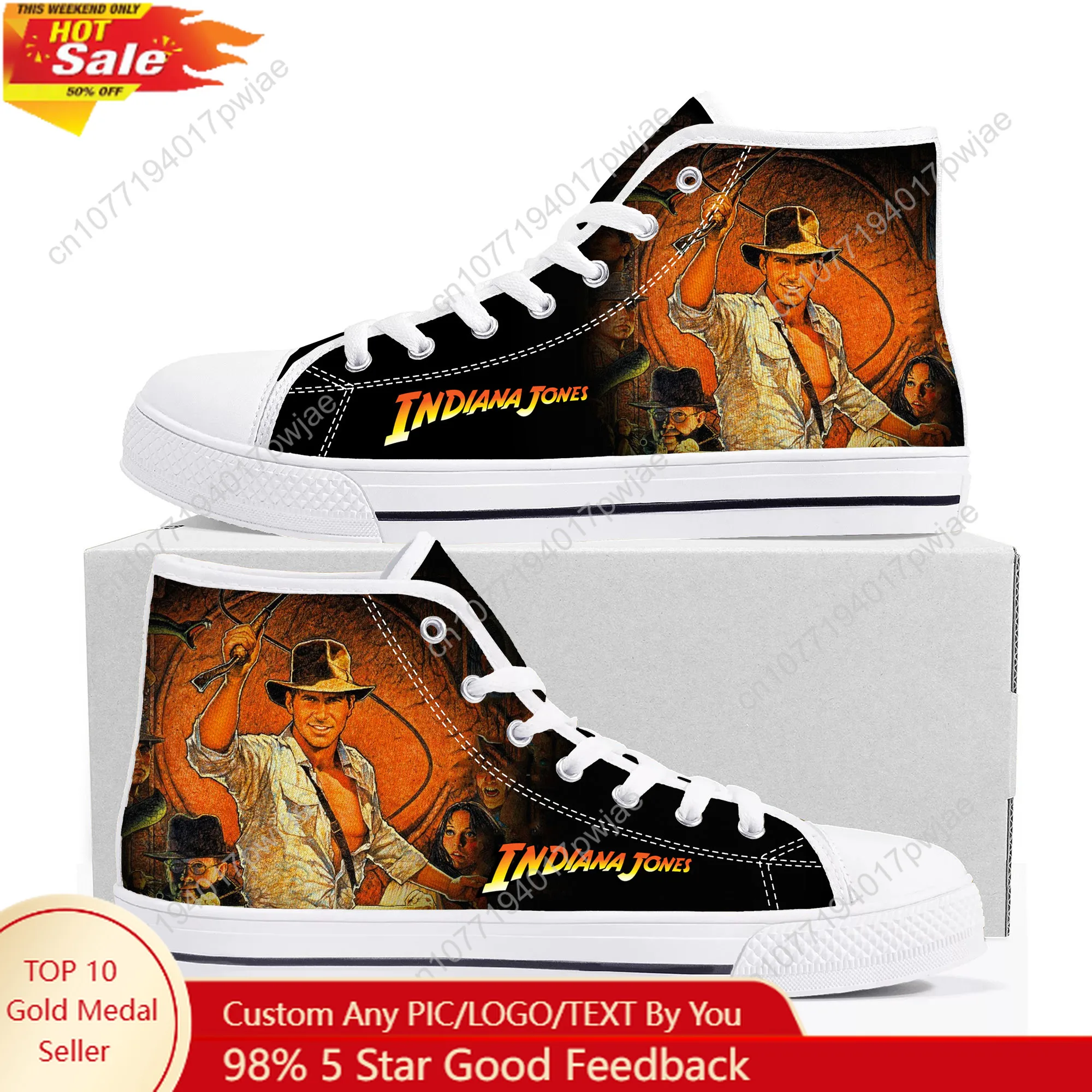 Indiana Jones Raiders of The Lost Ark High Top High Quality Sneakers Mens Womens Teenager Canvas Sneaker Ghana Casual Shoes
Indiana Jones Raiders of The Lost Ark High Top High Quality Sneakers Mens Womens Teenager Canvas Sneaker Ghana Casual Shoes