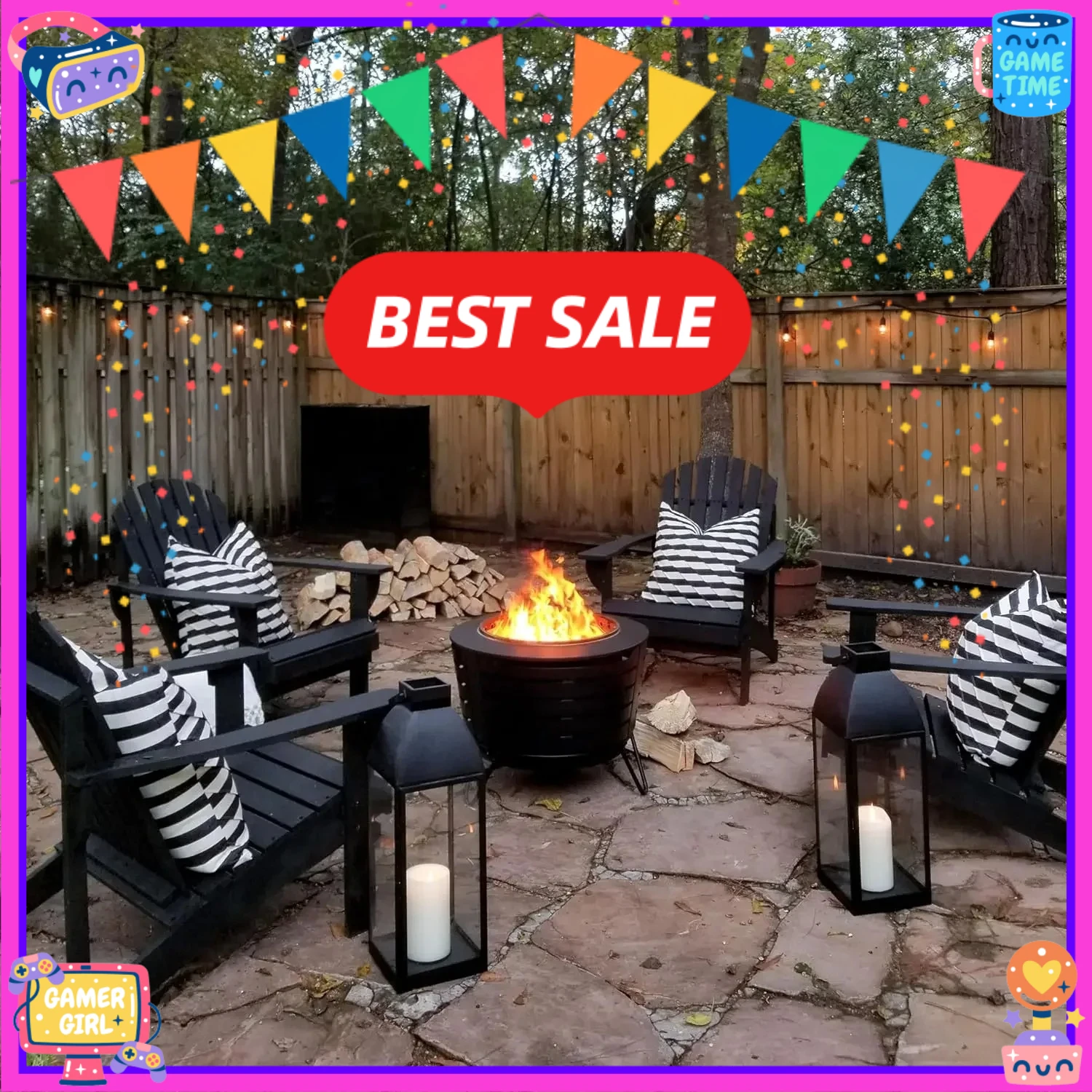 Бестселлер: Бездымный гриль 25 дюймов Уличный очаг для костра, дровяной очаг для патио - в комплекте набор дров, съемный и устойчивый к погодным условиям чехол.
Бестселлер: Бездымный гриль 25 дюймов Уличный очаг для костра, дровяной очаг для патио - в комплекте набор дров, съемный и устойчивый к погодным условиям чехол.