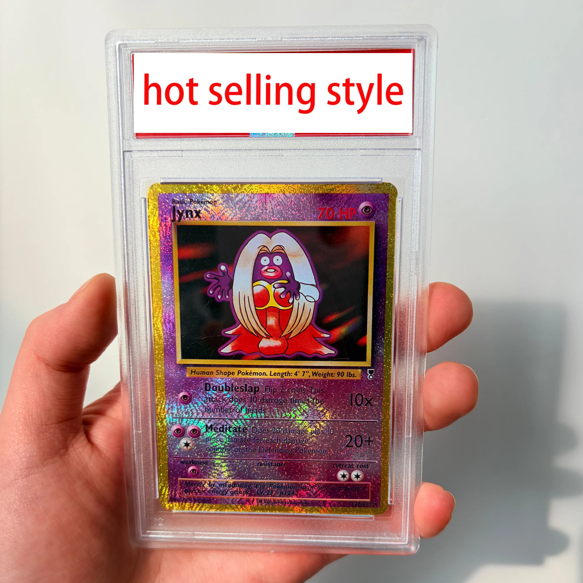 Diy Self Made Ptcg Psychic Type Jynx Copy Rating Card Refraction Color Flash Ptcg Jynx Collection Card Anime Cards Gift Toys
Diy Self Made Ptcg Psychic Type Jynx Copy Rating Card Refraction Color Flash Ptcg Jynx Collection Card Anime Cards Gift Toys