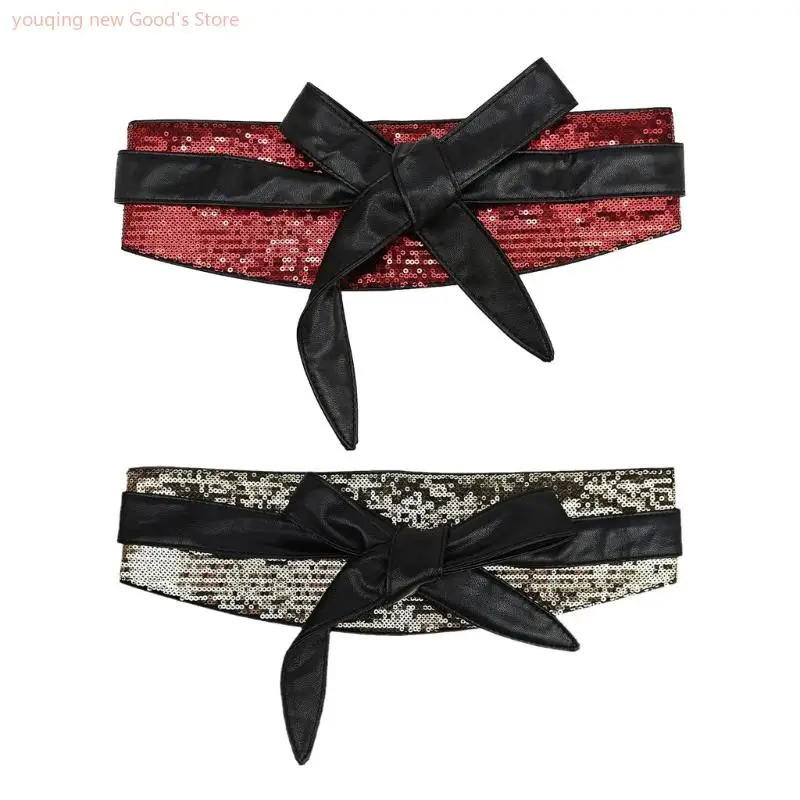 49ME Retro Wide Waistband for Women Elegant Palatial Style Belt with Tie Retro Wide Girdle Belt Stylish Accessory
49ME Retro Wide Waistband for Women Elegant Palatial Style Belt with Tie Retro Wide Girdle Belt Stylish Accessory