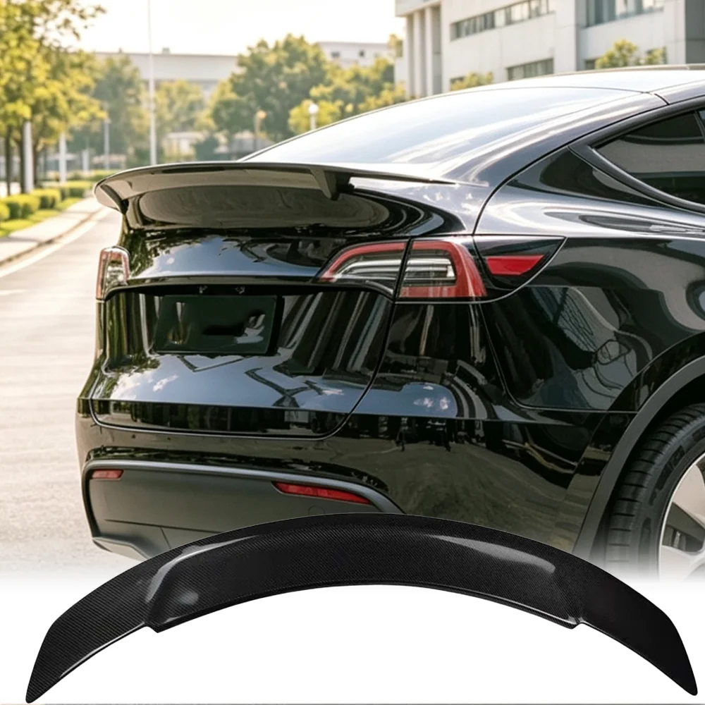 Suitable for Tesla Model Y 2020-2024 RT style rear trunk spoiler real carbon fiber tail wing body kit car tailgate accessories
Suitable for Tesla Model Y 2020-2024 RT style rear trunk spoiler real carbon fiber tail wing body kit car tailgate accessories
