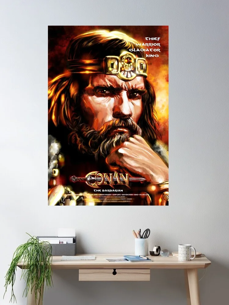 Conan the Barbarian Movie Art Print Canvas Poster, Living Room Decor, Home Wall Picture
Conan the Barbarian Movie Art Print Canvas Poster, Living Room Decor, Home Wall Picture