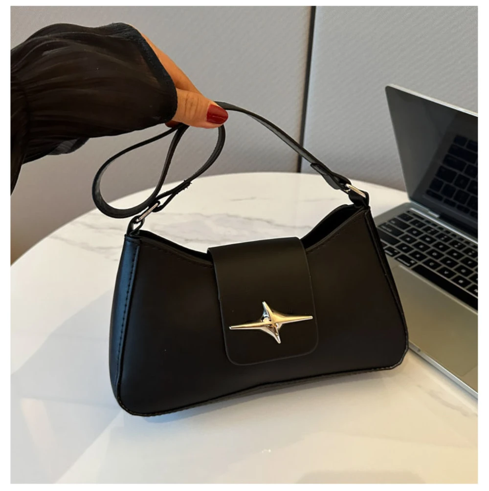 Retro Fashion Trend Casual Simple Solid Color Shoulder Bag Women's Korean Style Stylish Daily Commuting PU Armpit Bag
Retro Fashion Trend Casual Simple Solid Color Shoulder Bag Women's Korean Style Stylish Daily Commuting PU Armpit Bag