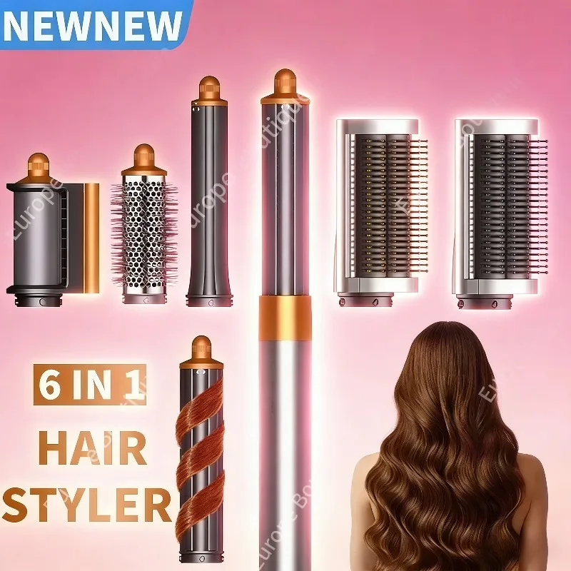 Professional 6 In 1 High Speed Hair Dryer Curling Iron Hair Straightener Styling Tool Negative Ions Mutli-Styler Negative Ions
Professional 6 In 1 High Speed Hair Dryer Curling Iron Hair Straightener Styling Tool Negative Ions Mutli-Styler Negative Ions