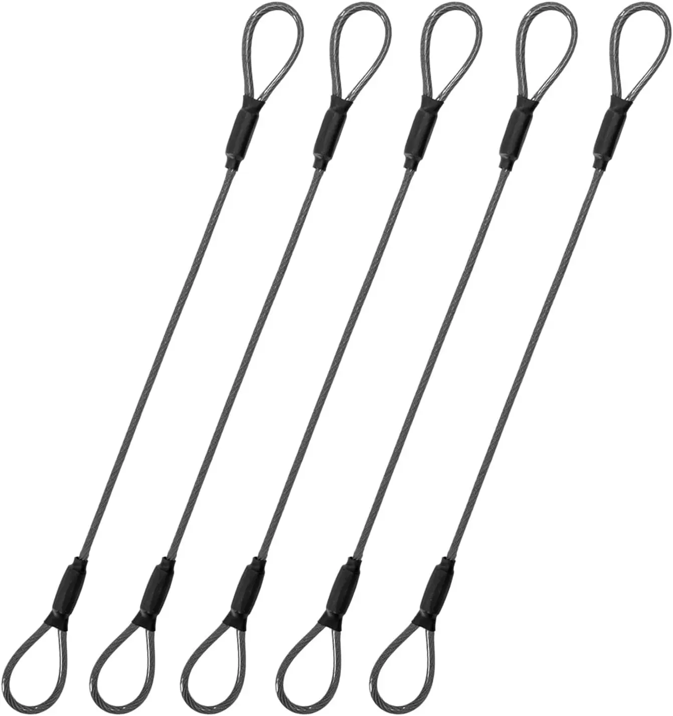 Стальной тросовый замок безопасности 3,3 мм, плетеный и с покрытием, для путешествий на природе, багажа, велосипедов - черный, 12 дюймов/5 шт.
Стальной тросовый замок безопасности 3,3 мм, плетеный и с покрытием, для путешествий на природе, багажа, велосипедов - черный, 12 дюймов/5 шт.