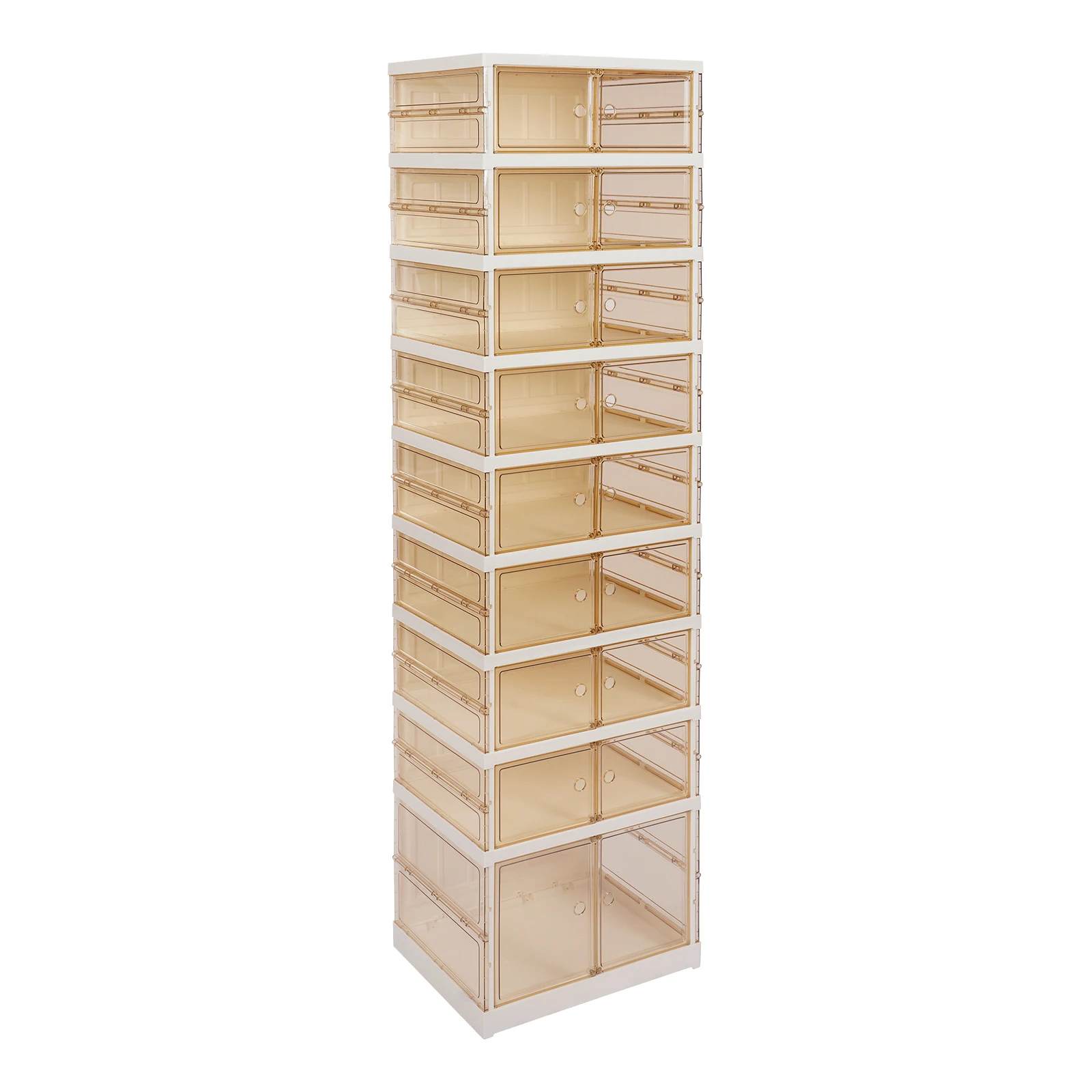 Bathroom Organizer, 9-Tier Shoe Storage, Magnetic Double Doors, Clear Panels, Stores High Heels, Sports Shoes, and Boots
Bathroom Organizer, 9-Tier Shoe Storage, Magnetic Double Doors, Clear Panels, Stores High Heels, Sports Shoes, and Boots