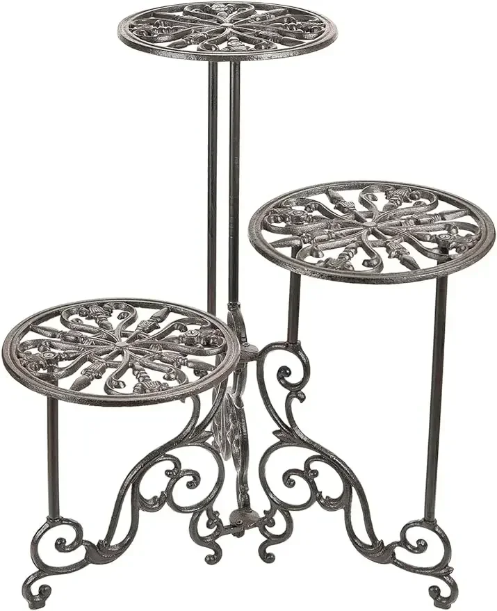 Sungmor Heavy Duty Cast Iron Plant stand, 3 Tier Foldable Metal Plant Shelf, 24in Tall Vintage Flower Pot Holder Indoor
Sungmor Heavy Duty Cast Iron Plant stand, 3 Tier Foldable Metal Plant Shelf, 24in Tall Vintage Flower Pot Holder Indoor