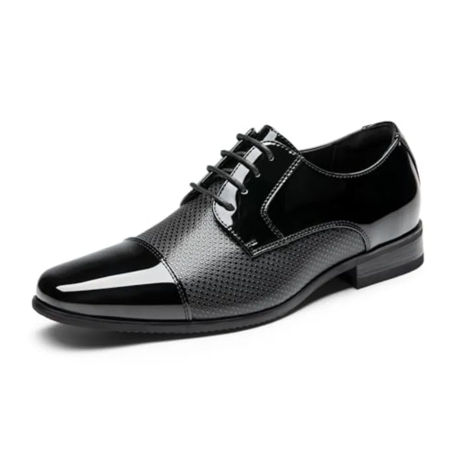Men's Patent Tuxedo Dress Shoes Classic Lace-up Formal Oxfords
Men's Patent Tuxedo Dress Shoes Classic Lace-up Formal Oxfords