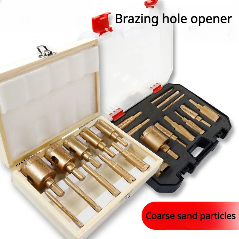 Ceramic Tile Hole Saw Opener Granite Marble Porcelain Brick Drill Bit Tools Vacuum Brazed Dry Diamond Drilling Core Drill Bits
Ceramic Tile Hole Saw Opener Granite Marble Porcelain Brick Drill Bit Tools Vacuum Brazed Dry Diamond Drilling Core Drill Bits