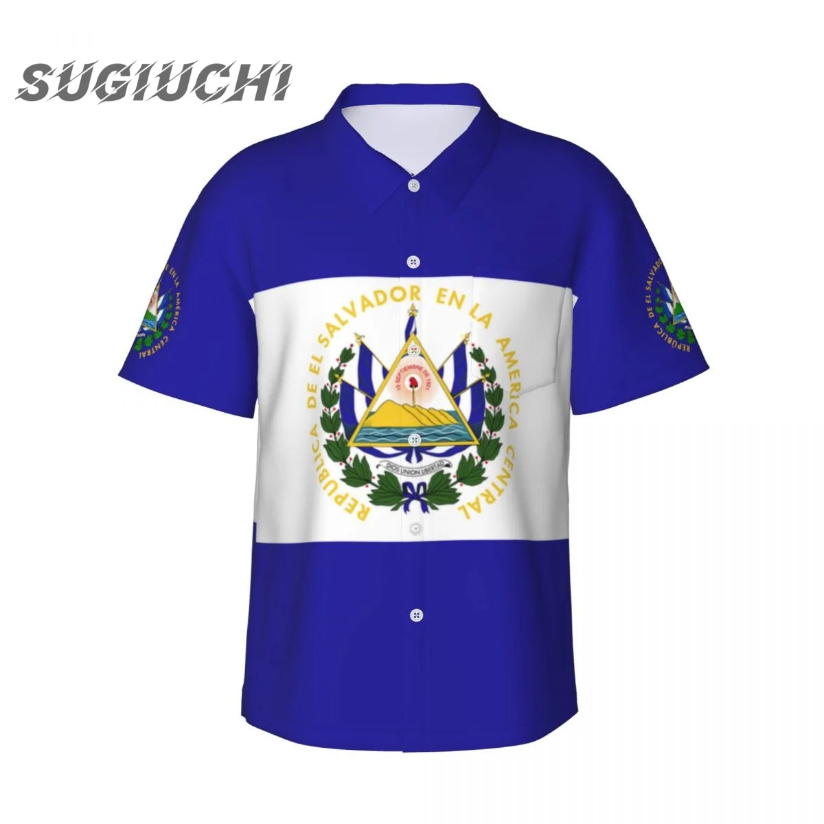 Flag Of El Salvador 3D Hawaiian Shirts for Men Short Sleeve Beach Shirt Floral Summer Casual Button Down Clothes
Flag Of El Salvador 3D Hawaiian Shirts for Men Short Sleeve Beach Shirt Floral Summer Casual Button Down Clothes