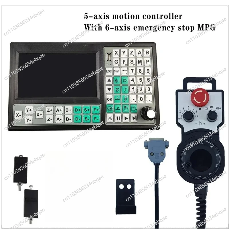 For 5axis Off-line CNC Controller 500KHz Motion Control System 7inch Screen with Emergency Stop Handwheel
For 5axis Off-line CNC Controller 500KHz Motion Control System 7inch Screen with Emergency Stop Handwheel