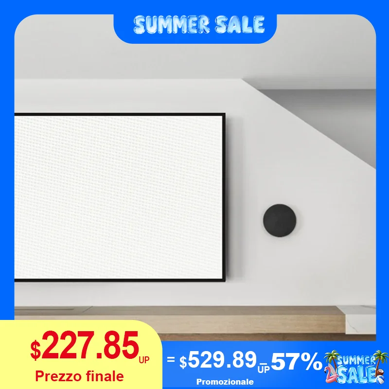 New Weave Perforated Sound Acoustic Transparent Projector Screen Aluminum Alloy 1cm Bezel Fixed Frame 72 - 180 Inch
New Weave Perforated Sound Acoustic Transparent Projector Screen Aluminum Alloy 1cm Bezel Fixed Frame 72 - 180 Inch