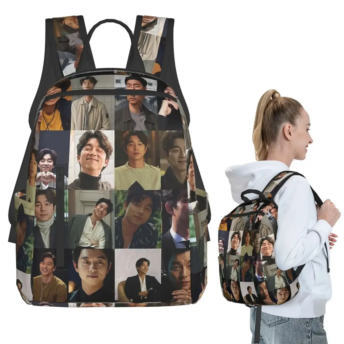 Gong Yoo 1 Backpack Student Boys Girls BookBag Children School Bag Laptop Shoulder Bags for Men Women
Gong Yoo 1 Backpack Student Boys Girls BookBag Children School Bag Laptop Shoulder Bags for Men Women