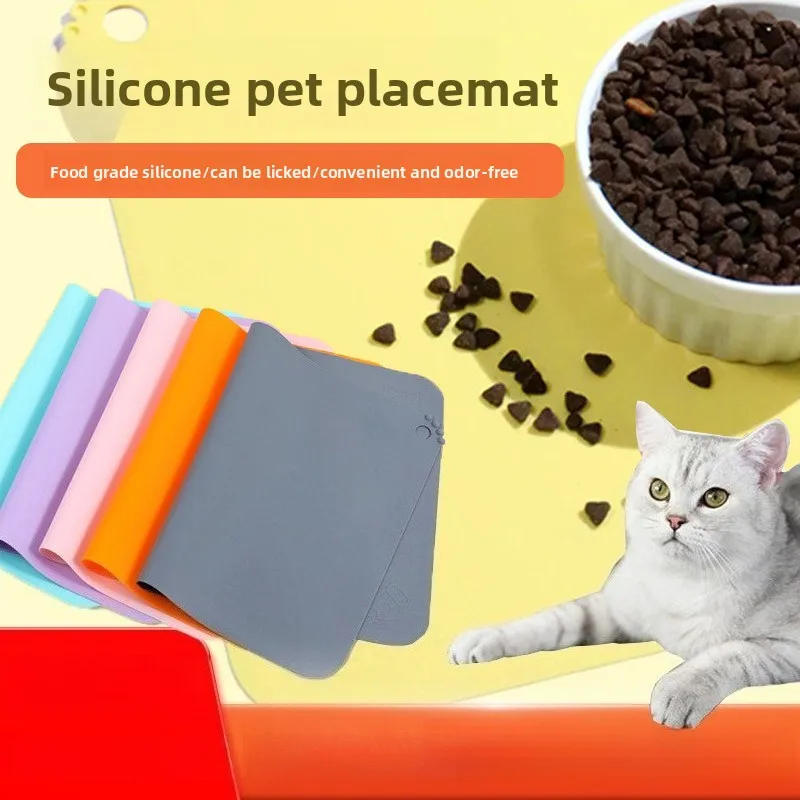 Pet Placemat Cat Bowl Mat Silicone dog Non-slip Food Basin Leak-proof Licking Food Eating Food Placemat Large 
Pet Placemat Cat Bowl Mat Silicone dog Non-slip Food Basin Leak-proof Licking Food Eating Food Placemat Large