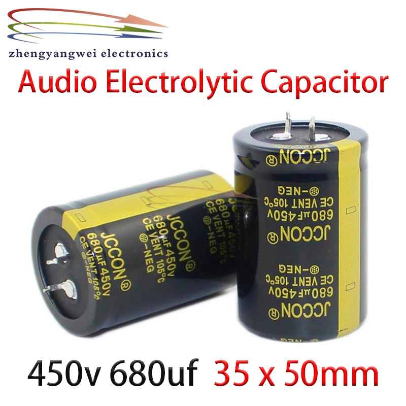10pcs 35x50mm 450v 680uf black Audio Electrolytic Capacitor For Hifi Amplifier Low
10pcs 35x50mm 450v 680uf black Audio Electrolytic Capacitor For Hifi Amplifier Low