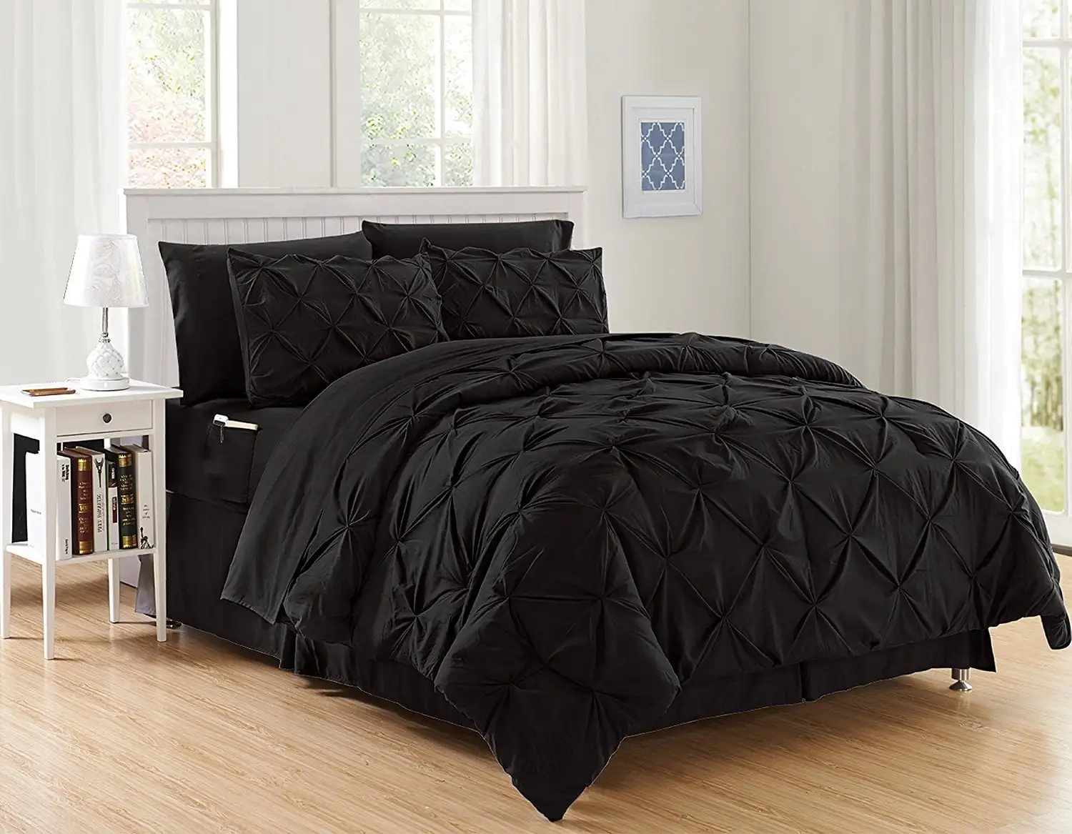 Prestige Soft Comfortable Comforter Set Full Queen Black
Prestige Soft Comfortable Comforter Set Full Queen Black