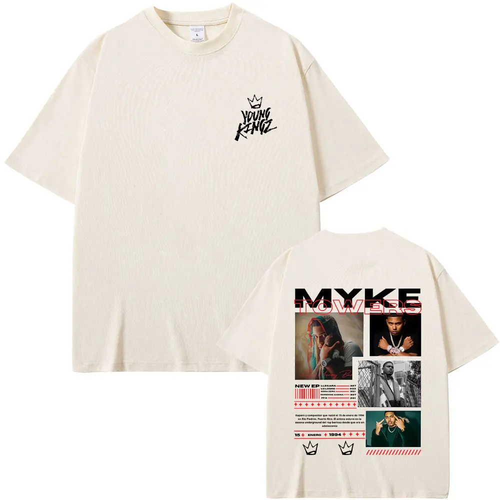 Rapper Myke Towers Graphic Print T Shirt Men Women Fashion Hip Hop Oversized T Shirts Male Cotton Short Sleeve Tshirt Streetwear
Rapper Myke Towers Graphic Print T Shirt Men Women Fashion Hip Hop Oversized T Shirts Male Cotton Short Sleeve Tshirt Streetwear