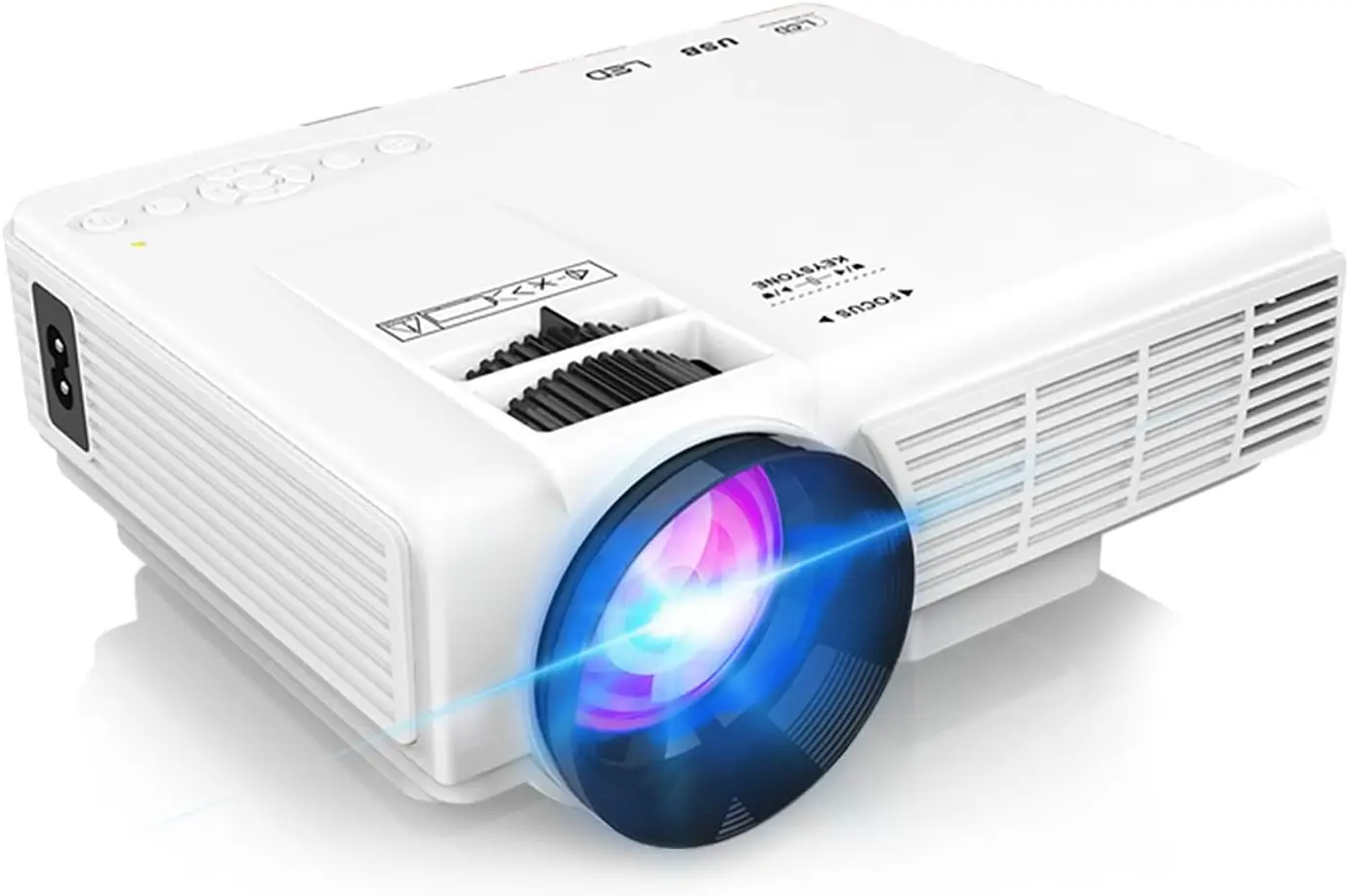 【Netflix Ready】Smart Mini Projector with 1080P HD, 5G WiFi & 2 Way Bluetooth, Portable Outdoor Movie Projector for Phone/Laptop/
【Netflix Ready】Smart Mini Projector with 1080P HD, 5G WiFi & 2 Way Bluetooth, Portable Outdoor Movie Projector for Phone/Laptop/