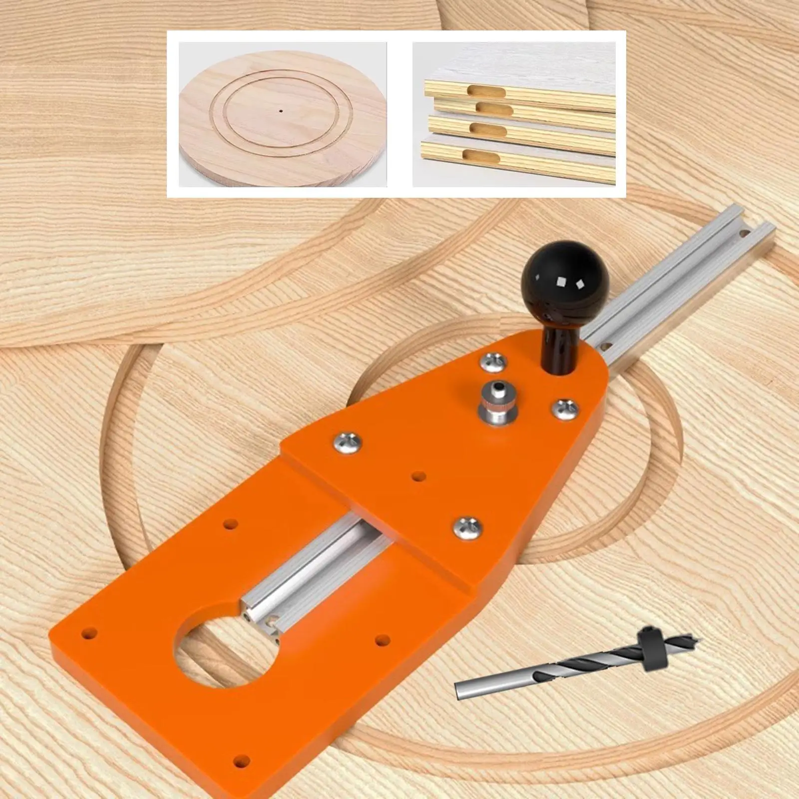 Milling Circle Slotting Kit Portable Sturdy DIY Repair Accessories Lightweight Trimmer Router Board for Hand Trimmer Wood Router
Milling Circle Slotting Kit Portable Sturdy DIY Repair Accessories Lightweight Trimmer Router Board for Hand Trimmer Wood Router