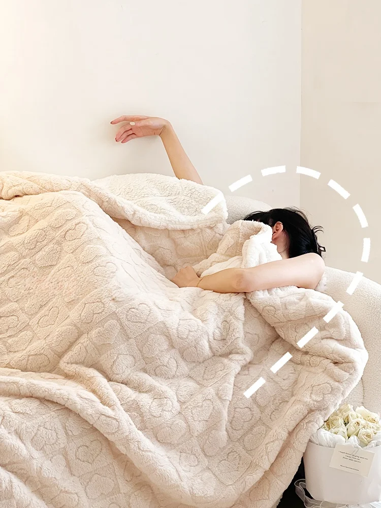 Manshima Coral Fleece Lamb Velvet Blanket Afternoon Nap Air Conditioner Blanket Girl Heart Sofa Cover Warmth Retention
Manshima Coral Fleece Lamb Velvet Blanket Afternoon Nap Air Conditioner Blanket Girl Heart Sofa Cover Warmth Retention