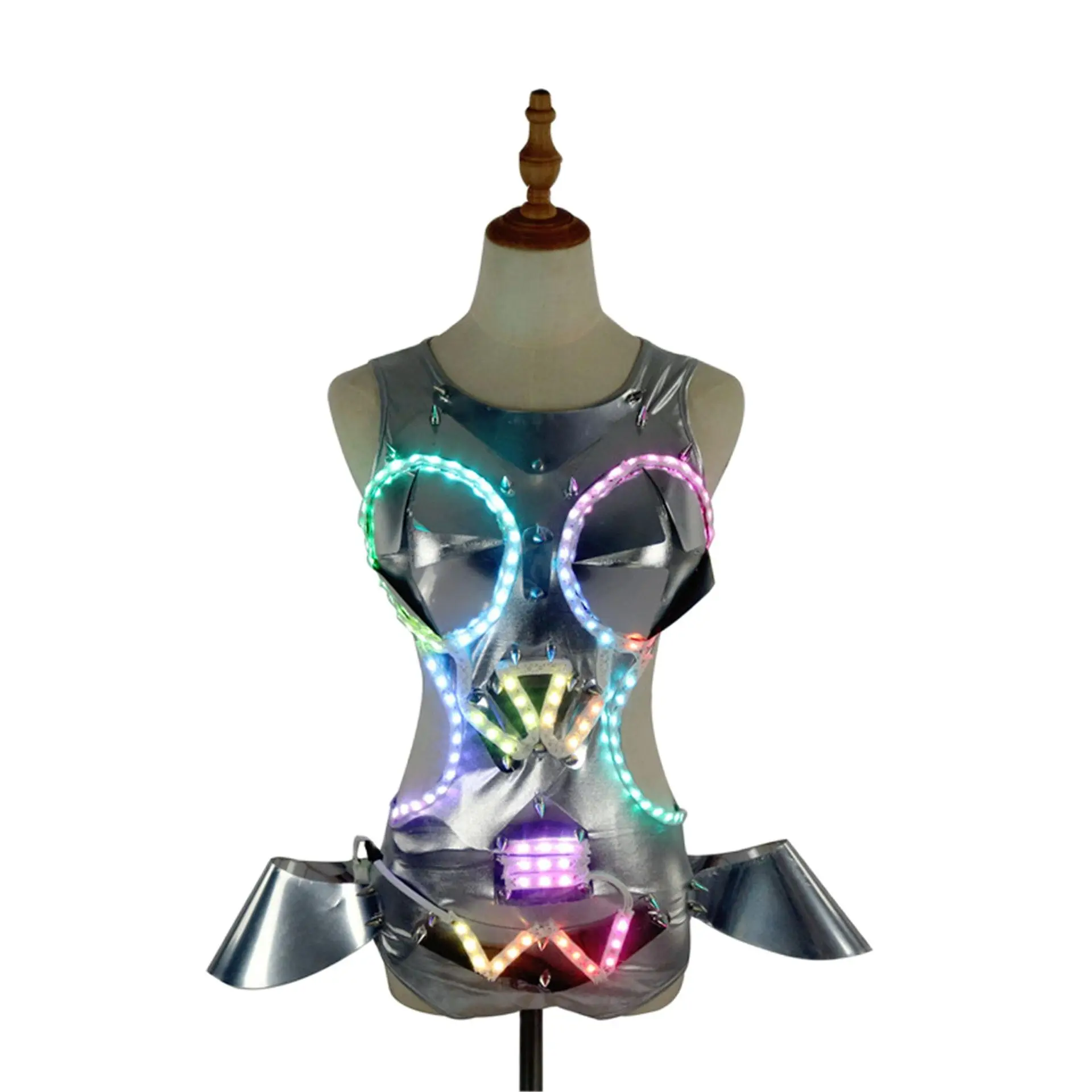 LED Costumes for Women Luminous Party Skirt Sexy Nightclub Stage Performance Singer Dancer Rave Outfit Festival Clothing Girl
LED Costumes for Women Luminous Party Skirt Sexy Nightclub Stage Performance Singer Dancer Rave Outfit Festival Clothing Girl