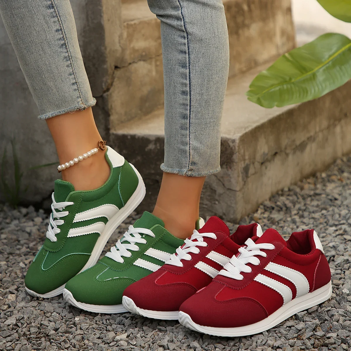 New Women Casual Sneakers Breathable Lightweight Sports Women Shoes Fashion All-match Running Sneakers Women Zapatos De Mujer
New Women Casual Sneakers Breathable Lightweight Sports Women Shoes Fashion All-match Running Sneakers Women Zapatos De Mujer