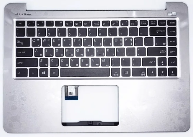 Новый/org для Asus K401 K401L A401L U4000 K401LB A400U K401UB упор для рук KR корейская клавиатура верхняя крышка C корпус, серебристый
Новый/org для Asus K401 K401L A401L U4000 K401LB A400U K401UB упор для рук KR корейская клавиатура верхняя крышка C корпус, серебристый