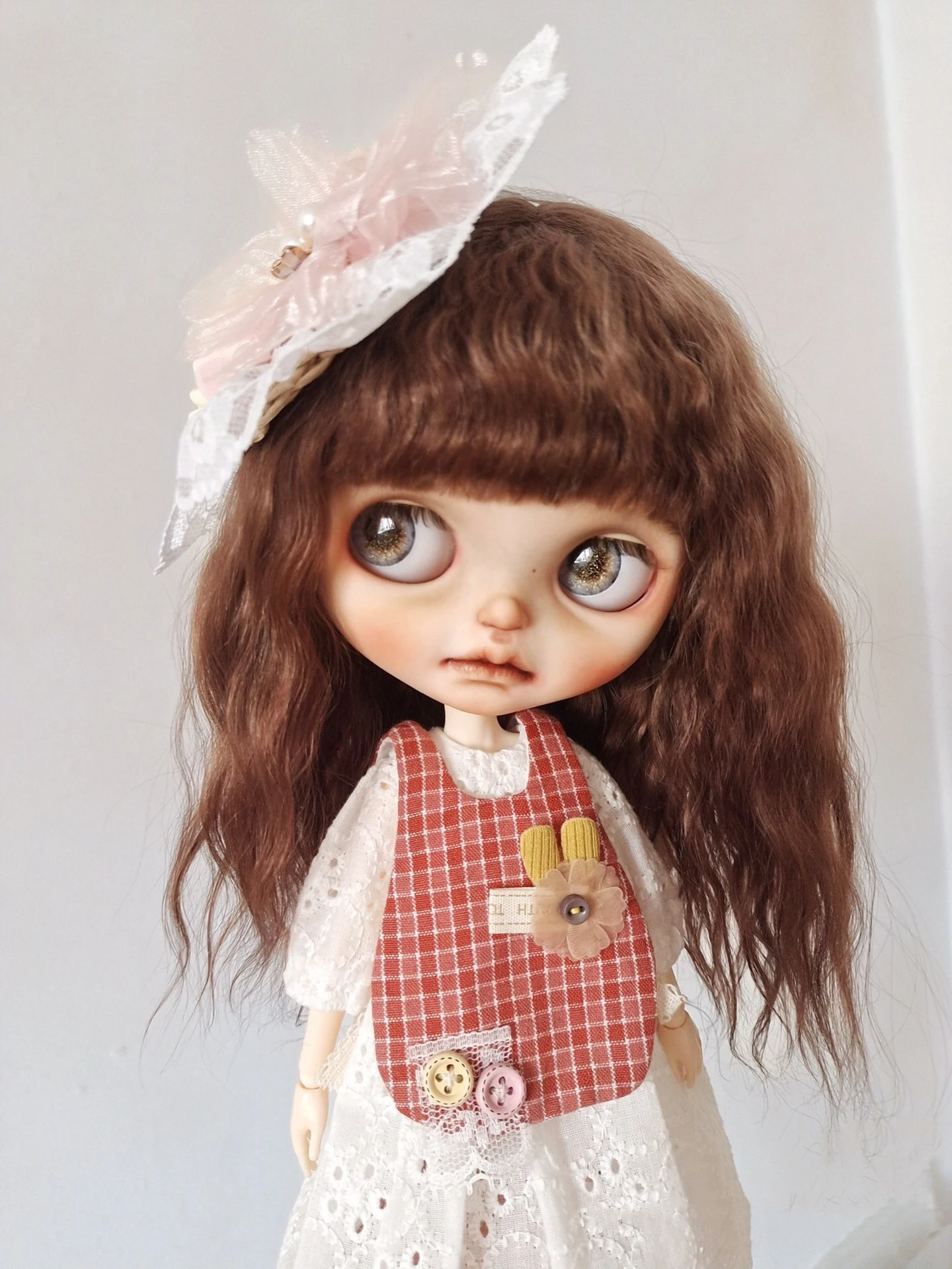 Five piece set BJD Blythe Clothes White small fresh bib skirt suit dress 1/6 30cm Dolls (Fit for Pullip,Ob24, Licca)
Five piece set BJD Blythe Clothes White small fresh bib skirt suit dress 1/6 30cm Dolls (Fit for Pullip,Ob24, Licca)