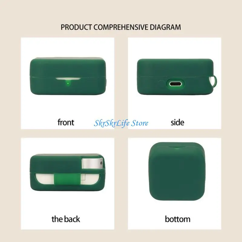 E65E Earphone Case Soft Silicone Case Protective Cover Water Resistant Case Not Slip Earbud Protector for by Nothing Buds
E65E Earphone Case Soft Silicone Case Protective Cover Water Resistant Case Not Slip Earbud Protector for by Nothing Buds