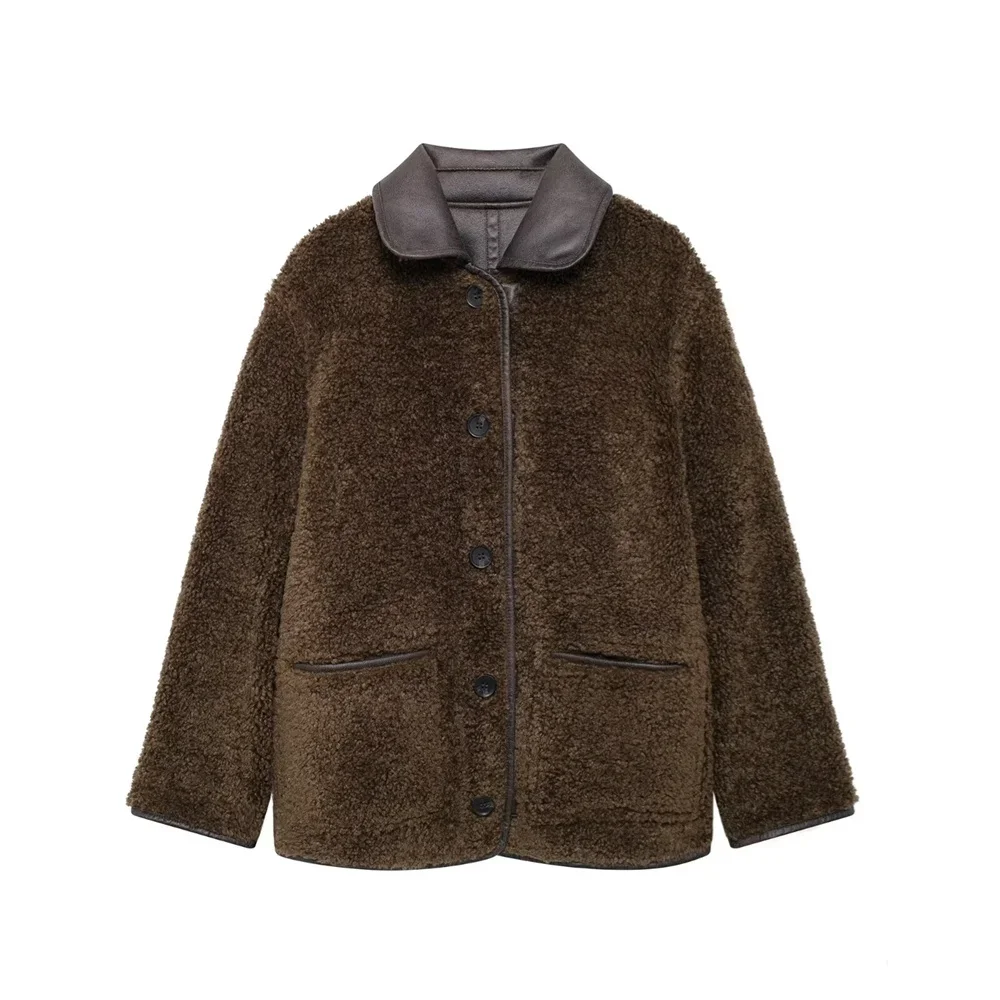 LIBIELIY New Autumn And Winter Fashion Casual Women's Clothing Loose And Versatile Lapel, Double-sided Jacket Jacket
LIBIELIY New Autumn And Winter Fashion Casual Women's Clothing Loose And Versatile Lapel, Double-sided Jacket Jacket
