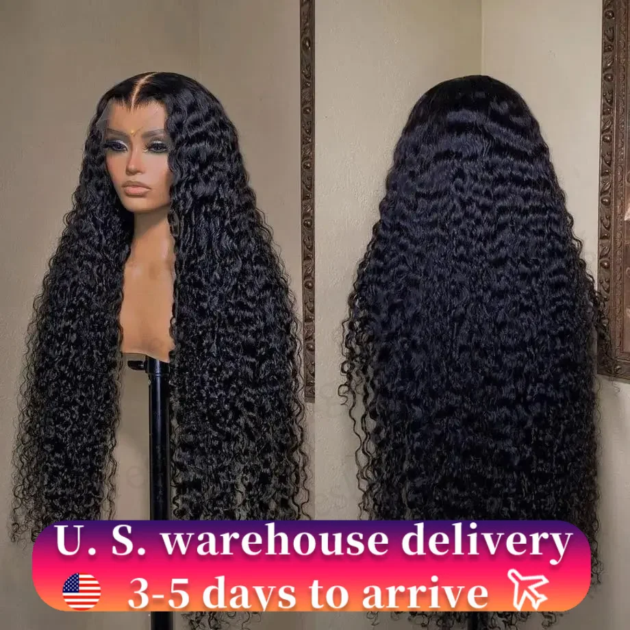 5x5 Glueless HD Transparent Deep Wave 250 Density 13x6 Lace Frontal Human Hair Wig 30 Inch Lace Front Wig PrePlucked For Women
5x5 Glueless HD Transparent Deep Wave 250 Density 13x6 Lace Frontal Human Hair Wig 30 Inch Lace Front Wig PrePlucked For Women