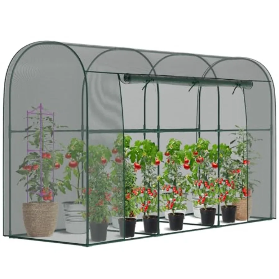 Защитные тенты-парники для садовых растений 9.8x3.3x6 футов с дверцей на молнии, накрытие для приподнятых грядок, чехол для садовых грядок с каркасом
Защитные тенты-парники для садовых растений 9.8x3.3x6 футов с дверцей на молнии, накрытие для приподнятых грядок, чехол для садовых грядок с каркасом