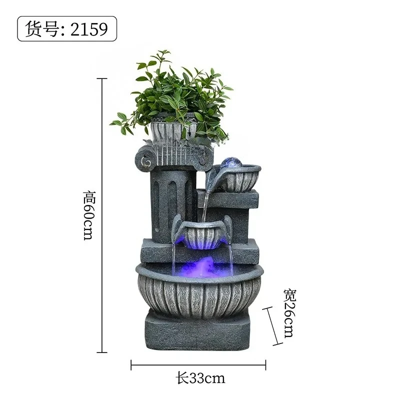 TQH Modern Jianou Rockery Fountain Flow Ornament Living Room Shengcai Circulating Water Landscape Home Office Entrance Landing
TQH Modern Jianou Rockery Fountain Flow Ornament Living Room Shengcai Circulating Water Landscape Home Office Entrance Landing