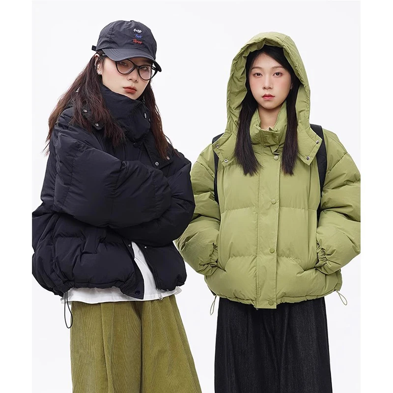 2023 Autumn Winter Women's Cotton Coat Fashion Casual Loose Thickened Hooded Cotton-padded Women Jacket Couple Clothes
2023 Autumn Winter Women's Cotton Coat Fashion Casual Loose Thickened Hooded Cotton-padded Women Jacket Couple Clothes