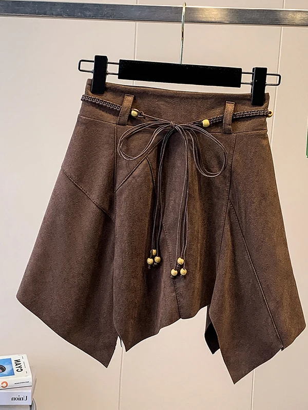 Elegant High Waist A-Line Skirt for Women Irregular Hemline Spring Autumn Winter plus Size Korean Style Commute Wear
Elegant High Waist A-Line Skirt for Women Irregular Hemline Spring Autumn Winter plus Size Korean Style Commute Wear
