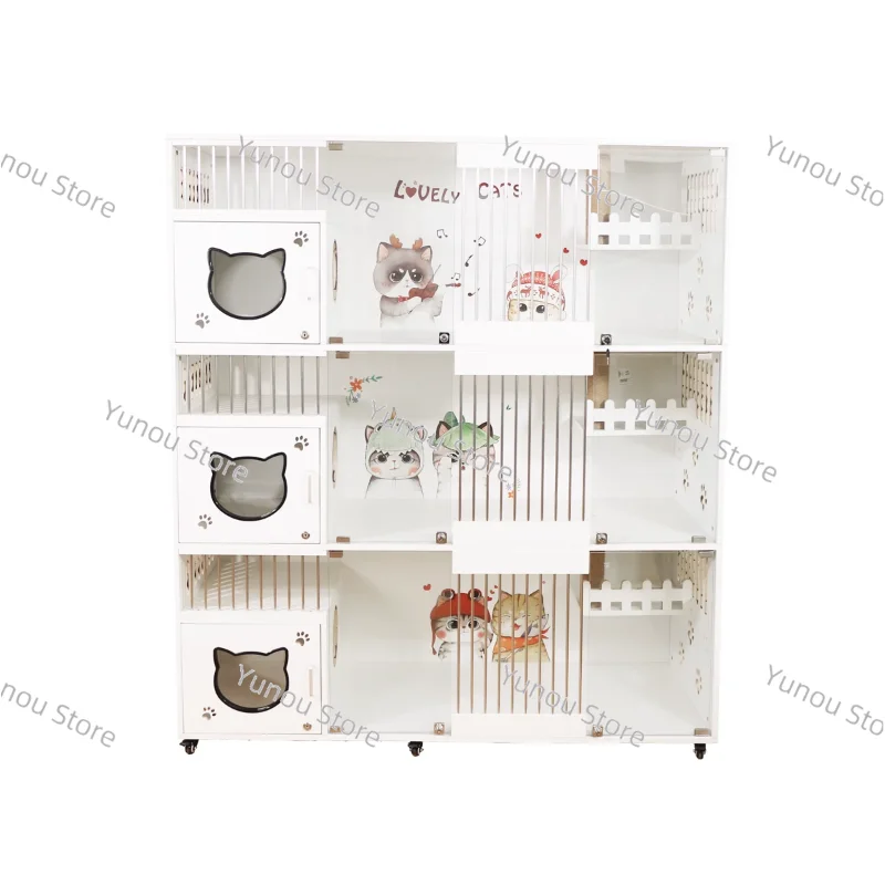 Foster Cage, Three Story Nest, Cat Villa, Glass Cat Cabinet, Pet Room Display Cabinet
Foster Cage, Three Story Nest, Cat Villa, Glass Cat Cabinet, Pet Room Display Cabinet