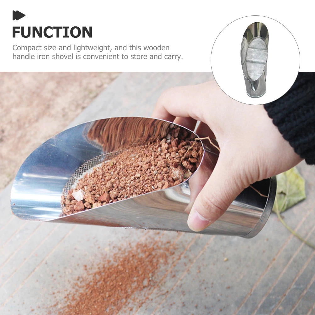 Stainless Steel Shovel Tool Compact Garden Soil Sifter Spade Outdoor Planting Lightweight Hand Trowel Gardening Metal Digging
Stainless Steel Shovel Tool Compact Garden Soil Sifter Spade Outdoor Planting Lightweight Hand Trowel Gardening Metal Digging