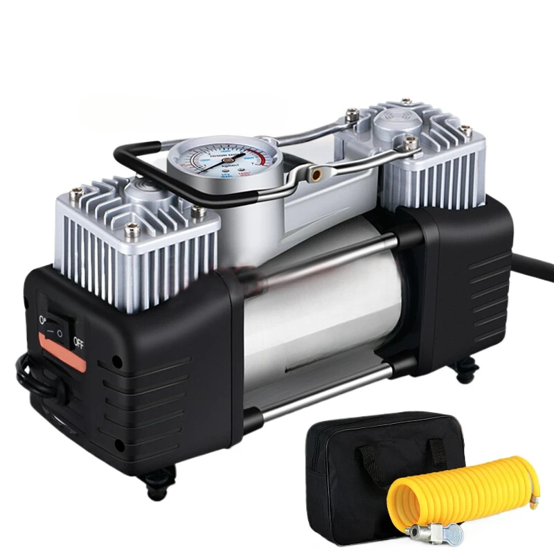 Double cylinder car air pump, car air pump, electric tire air pump 12V portable high pressure pump
Double cylinder car air pump, car air pump, electric tire air pump 12V portable high pressure pump